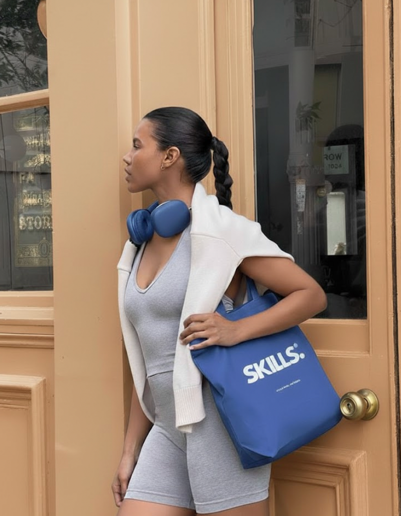 Courtside Active Tote In Signature Blue